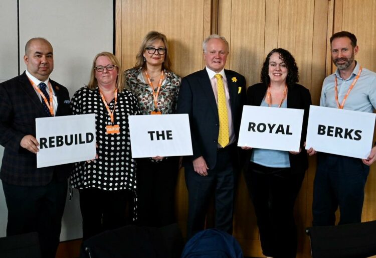 He met with staff, patients and the minister for secondary care.