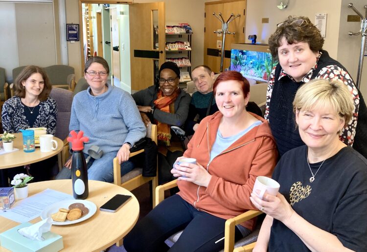 Berkshire MS Therapy Centre supports hundreds of people with MS and their families. Friends often stay for hours to chat together after therapy sessions. Picture: Emma Merchant