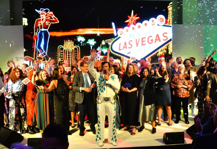 The grand finale as winners took to the stage to a medley of Elvis songs including the Pride of Reading theme The Wonder of You