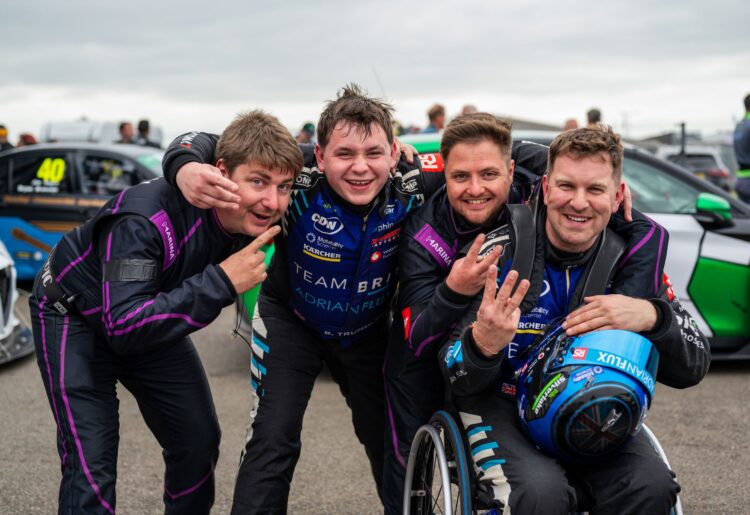 Bobby Trundley and his team mates Picture: Dave Allen