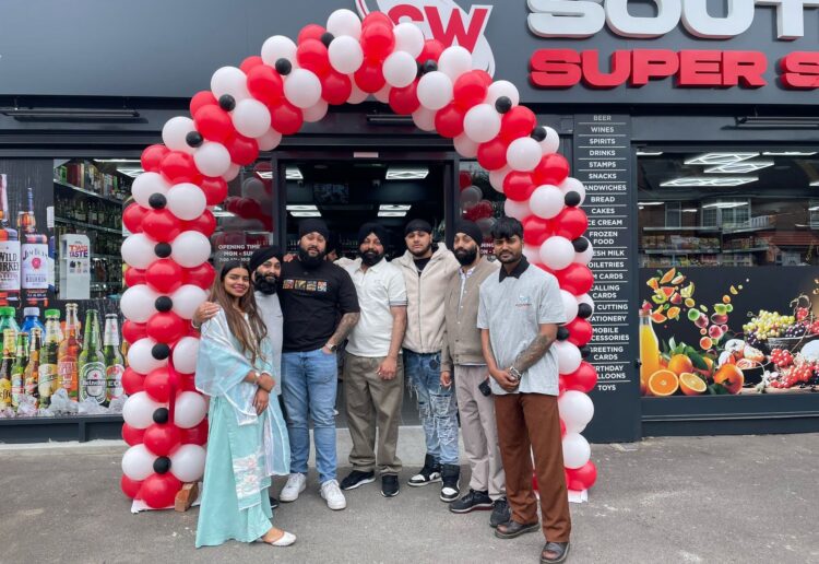 Staff and guests at the grand opening of the South Whitley Superstore. Credit: James Aldridge, Local Democracy Reporting Service