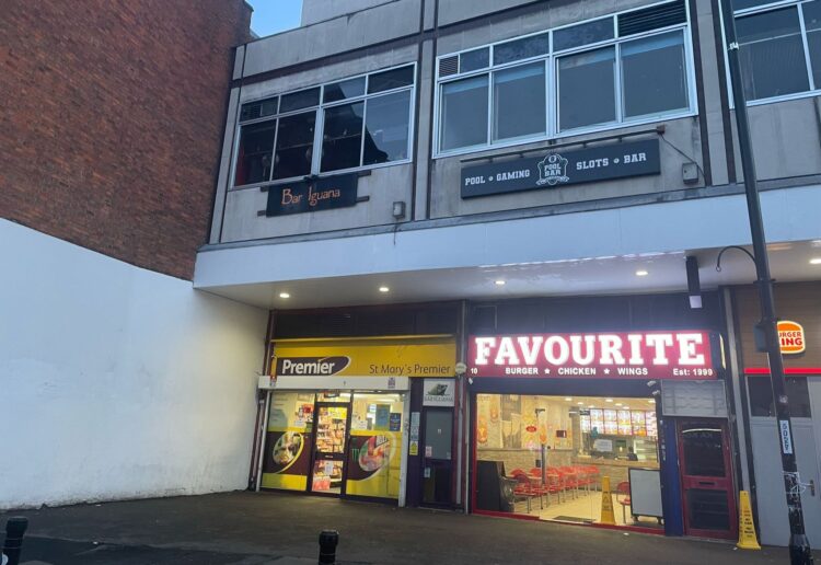 Bar Iguana, on a first floor unit of the Broad Street Mall building in St Marys Butts, Reading town centre. Credit: James Aldridge, Local Democracy Reporting Service