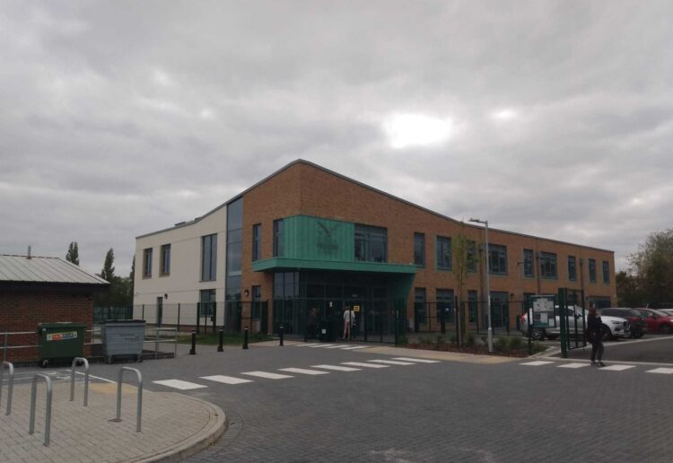The Heights Primary School which has been built on Mapledurham Playing Fields and was opened in September 2021. Credit: James Aldridge, Local Democracy Reporting Service