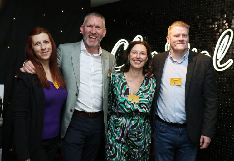 Pride of Reading launch 2025 at Malmaison Reading; The Oracle; Sabina Piech; Andy Briggs; Deborah Hastings and Paul Kirton