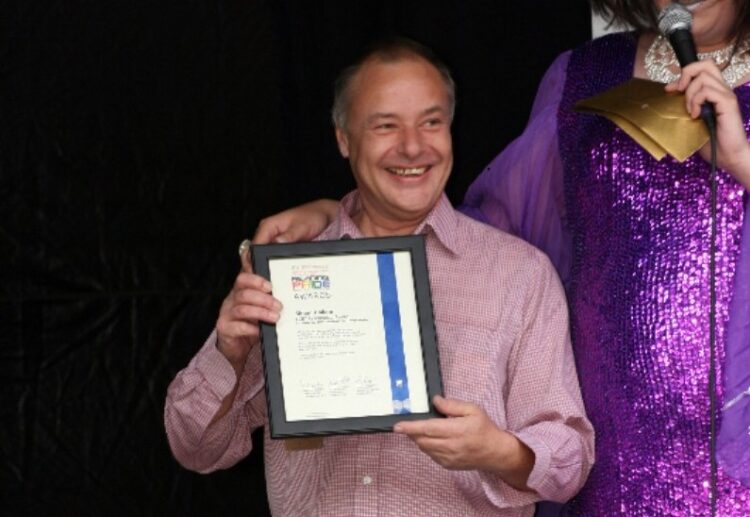 Simon Hallam, former manager of the Wynford Arms, has passed away, family and friends have announced. Picture: Jamie Wake, via Reading Pride.