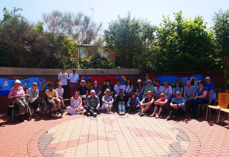 Students from Reading College painted murals which have been put on display in St Johns and St Stephen's Church's forecourt in Orts Road. Picture: Activate Learning