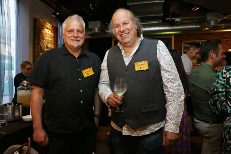 Pride of Reading launch 2025 at Malmaison Reading; Greg Munden and Danny Fraifeld of Purple Turtle;