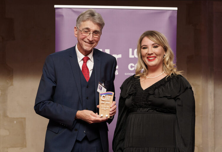Tony Page being named a Lifetime Legend at the Councillor Awards held by the Local Government Information Unit and CCLA. Credit: LGIU and CCLA