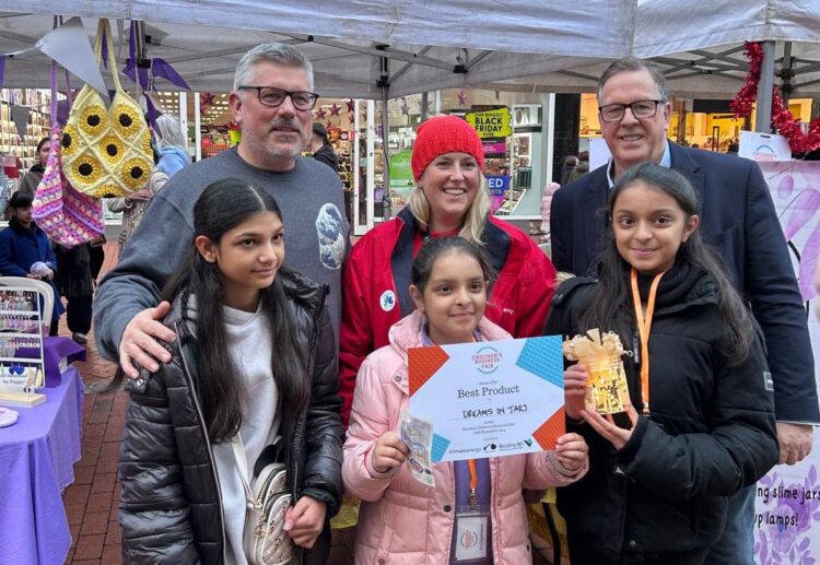 Following November?s inaugural event, the Children's Business Fair returns bringing 40 stalls run entirely by young entrepreneurs aged 7 to 17. Picture: Reading BID