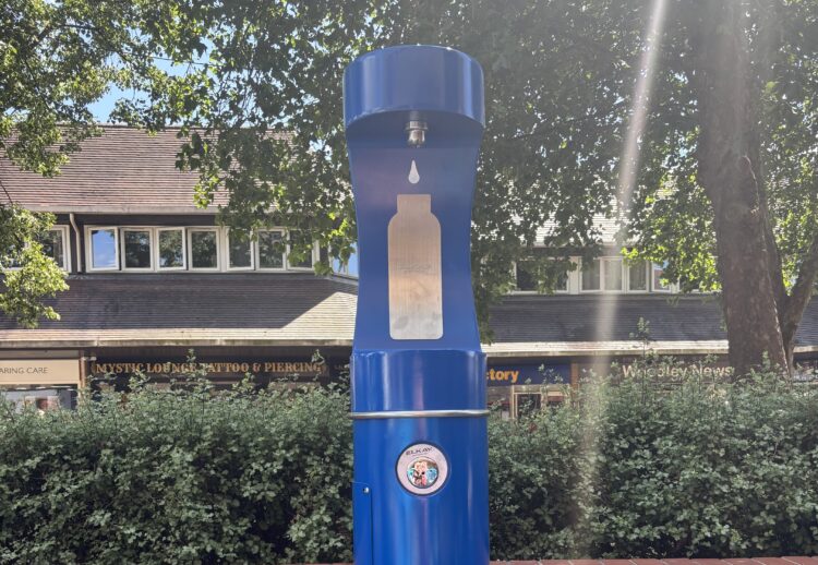 Woodley Town Centre water refill station