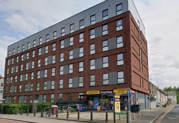 Berkshire House student accommodation in Kings Road, Reading, has been transferred from CityBlock to Homes for Students. Credit: Google Maps