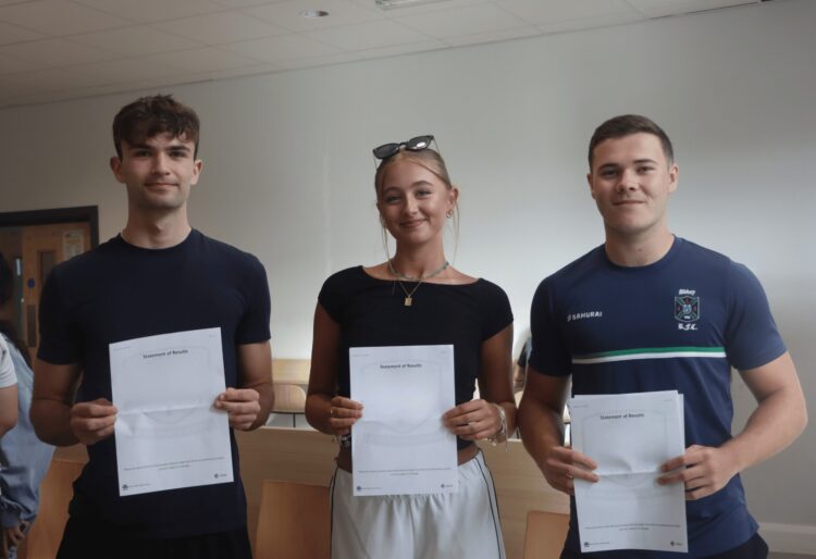 Little Heath School is celebrating the achievements of students collecting their A-Level results. Picture: Little Heath School