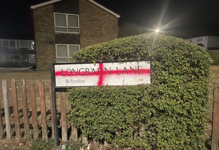 A sign painted in Whitley