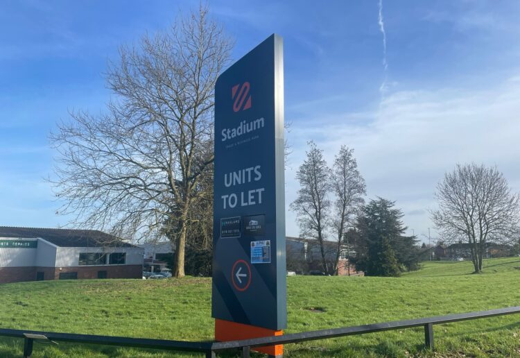 The grassland at the Stadium Way Industrial Estate in Norcot. Credit: James Aldridge, Local Democracy Reporting Service