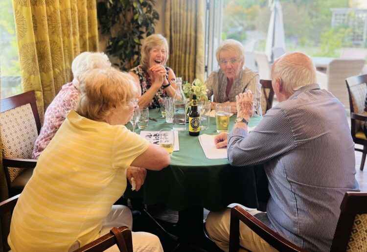 Quizzers at Shinfield View's family and friends event, joined residents for an evening of fun and food. Picture: Shinfield View