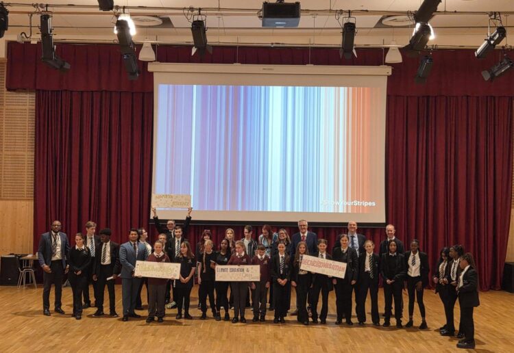 On Thursday, September 18, Professor Charlton-Perez returned to his old secondary school, Thomas Clarkson Academy in Wisbech. Picture: The University of Reading.