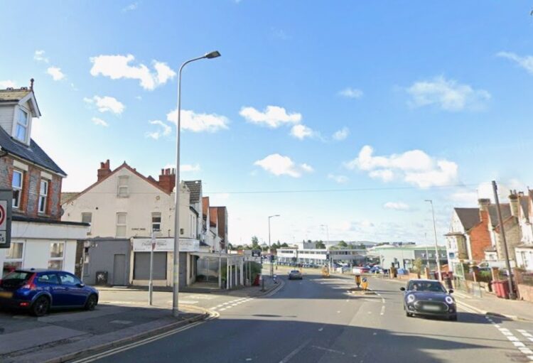Basingstoke Road, Reading. The junction with Surrey Road can be seen to the left, with the Tesla dealership in the background. Credit: Google Maps