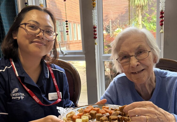Residents at Austen House Care Home enjoyed an afternoon of Indian culture. Pictures: Austen House