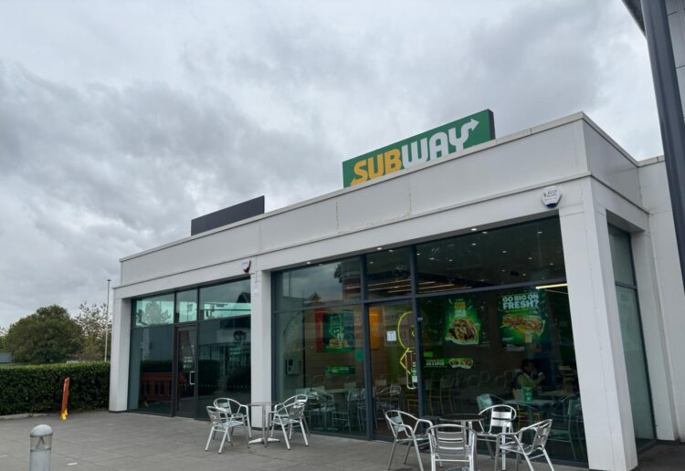 The former Starbucks unit to the left, next to Subway, at the Brunel Retail Park in Whitley. Credit: James Aldridge, Local Democracy Reporting Service