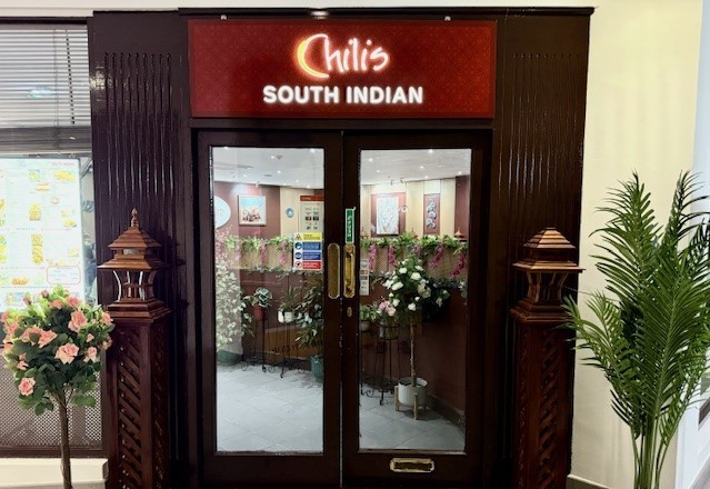 The Chilis South Indian restaurant at the former Bolan Thai eatery at The Village mall in Reading town centre. Credit: Krishna Vangala