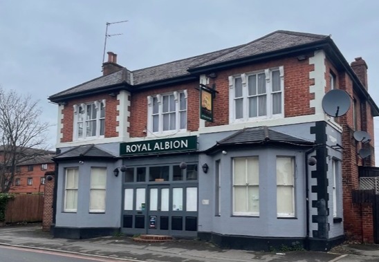 The Royal Albion in Oxford Road, Reading. Credit: Reading Borough Council