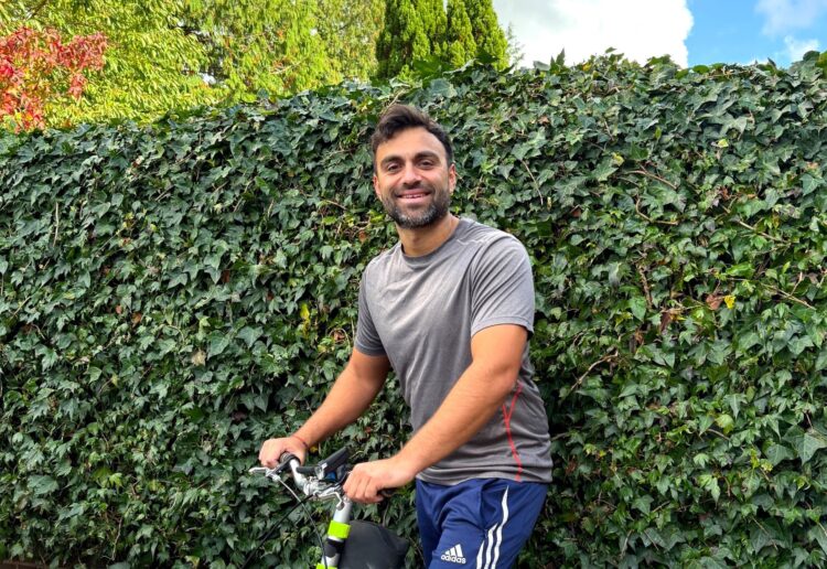 Krish Patel from the School of Kindness is scooting a heart-shaped route around the county to raise funds for UK kindness charity 52 Lives. Picture: 52 Lives