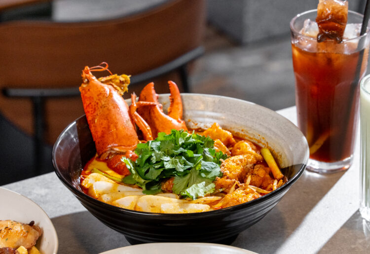 A sea food dish at Take Your Time at The Village mall in Reading town centre. Credit: Take Your Time