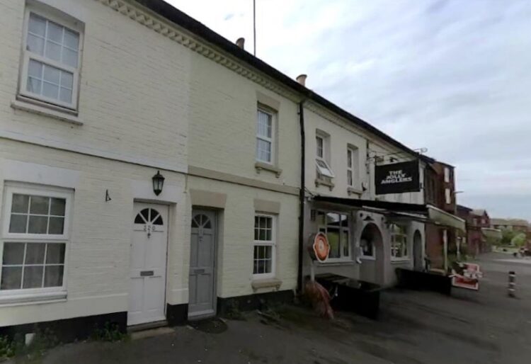 The Jolly Anglers pub at the Kennet Side in East Reading, which has been closed since November 2023. Credit: Javid Design Studio