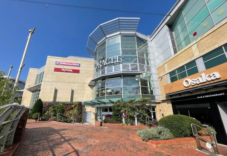 The Oracle shopping centre and riverside in Reading town centre. Credit: James Aldridge, Local Democracy Reporting Service