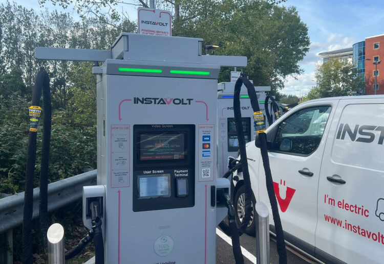 InstaVolt has restored its ultra-rapid charging site at SCL Stadium in Reading to full operation following a cable theft at the site. Picture: InstaVolt