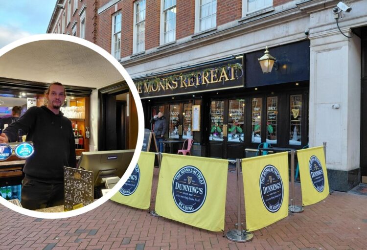 Philipp Goerlach, the manager of the Monks Retreat in Friar Street, Reading town centre, which is now run as a Dunnings Irish bar. Credit: James Aldridge, Local Democracy Reporting Service