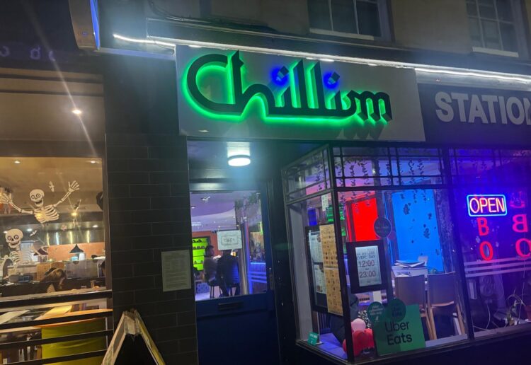 The AKA BBQ Station and Chillim at St Marys Butts, Reading town centre. Credit: James Aldridge, Local Democracy Reporting Service