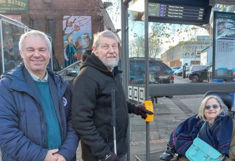 More than 100 bus stops around Reading have been updated with new information displays which also include new audio announcements for those with sight impairments. {icture: Reading Borough Council