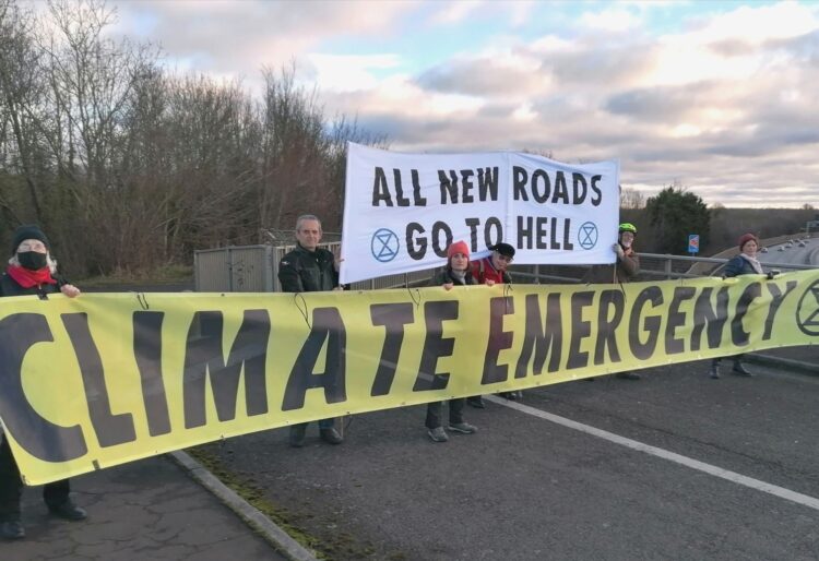 Supporters of Extinction Rebellion will be singing ?Crisis? carols in Reading in aid of a local charity tackling homelessness. Picture: Steve Smyth