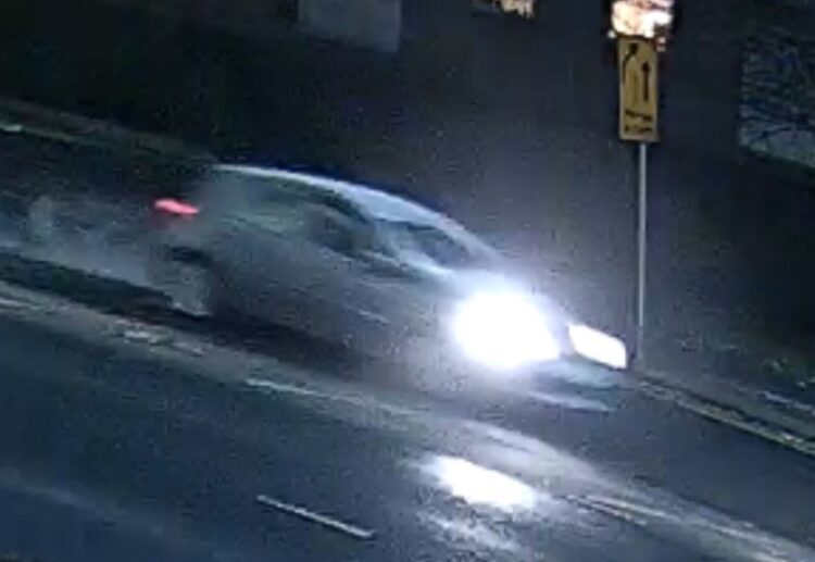 Officers investigating the collision in Calcot on Wednesday, November 26, are releasing a CCTV image of a car they are trying to locate.