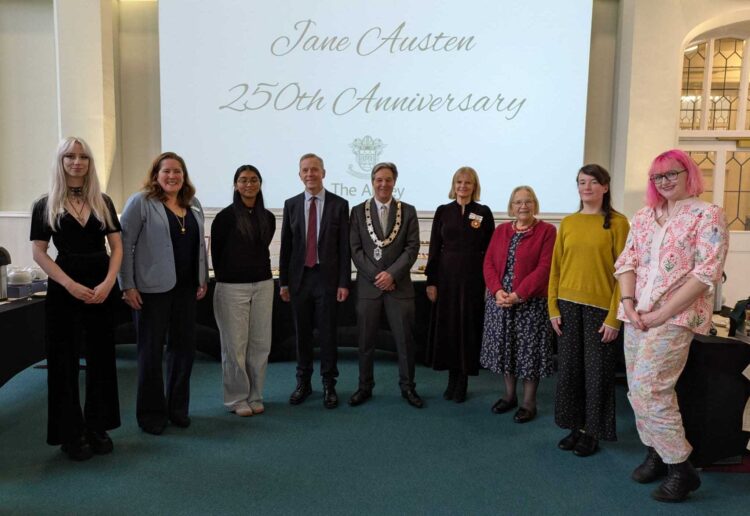 The Abbey School in Reading welcomed special guests, including Elora Sutton, MP Matt Rodda,  and Deputy Lord lieutenant Lucy Zeal, as it celebrated the 250th anniversary of the birth of the poet and writer Jane Austen.