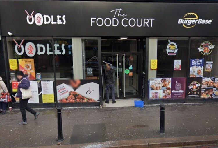 The Food Court in Oxford Road, Reading, containing Burger Base, Tuk Tuk Pizza and Oodles Asian cuisine has closed. Credit: Google Maps
