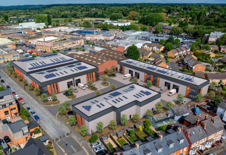 CGI of the plan to redevelop the Meadow Road industrial estate near Reading town centre. Credit: PRC Group
