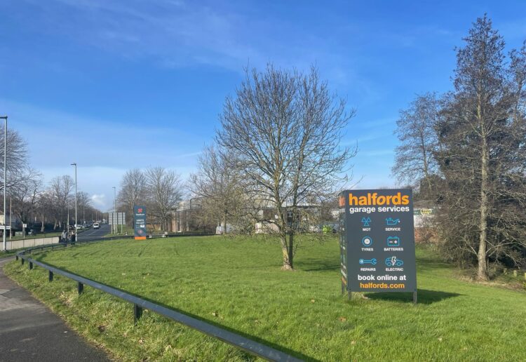 The grassland at the Stadium Way Industrial Estate in Norcot. Credit: James Aldridge, Local Democracy Reporting Service