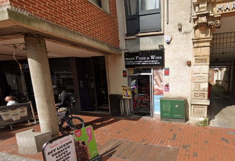 Maan Food and Wine in Market Place, Reading town centre. Credit: Google Maps