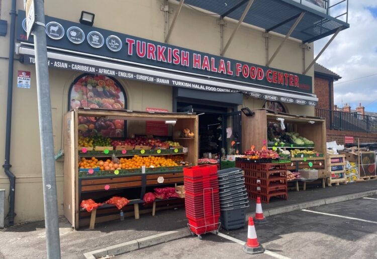 The entrance to the Turkish Halal Food Centre in Whitley Street, Katesgrove. Credit: Reading Borough Council