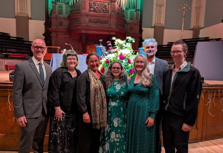 Reading Green Party councillors at the Reading Borough Council annual general meeting at the Town Hall on May 21, 2025. Credit: Reading Green Party
