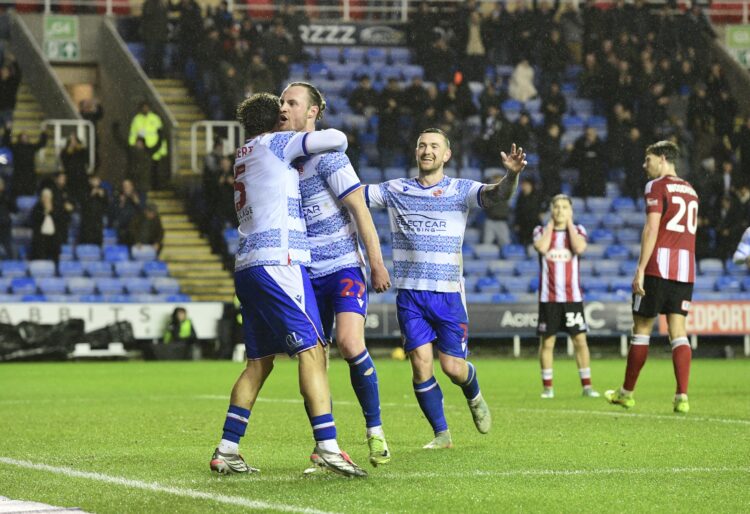 Will Keane scored his first goal for Reading Pictures: Luke Adams