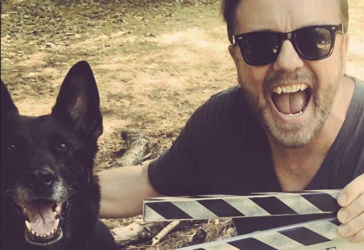 Ricky Gervais Picture: The Animal News Agency