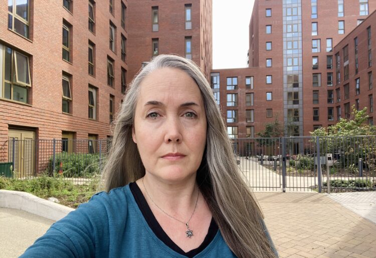 Councillor Kathryn McCann has drawn attention to figures that show just 11 affordable homes were delivered in Reading in 2024/25. Credit: Reading Green Party