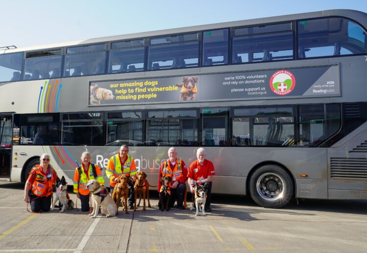 Berkshire Search and Rescue Dogs has been chosen as the recipient of Reading Buses's fundraising efforts through the year. Picture: Reading Buses