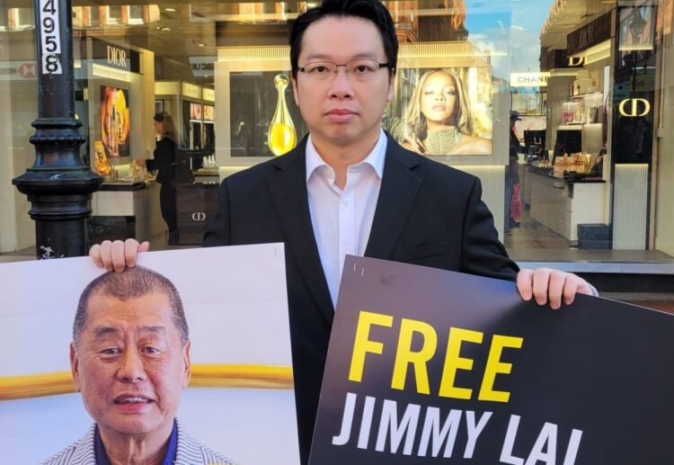 Cllr Andy Ng Siu-hong, a participant in the Hong Kong pro-democracy group.