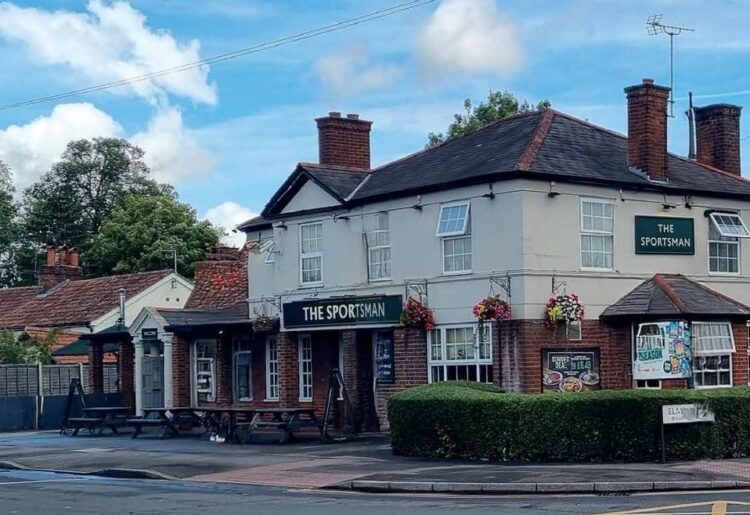 The Sportsman pub in Shinfield Road, Reading. Credit: Ashleigh Signs