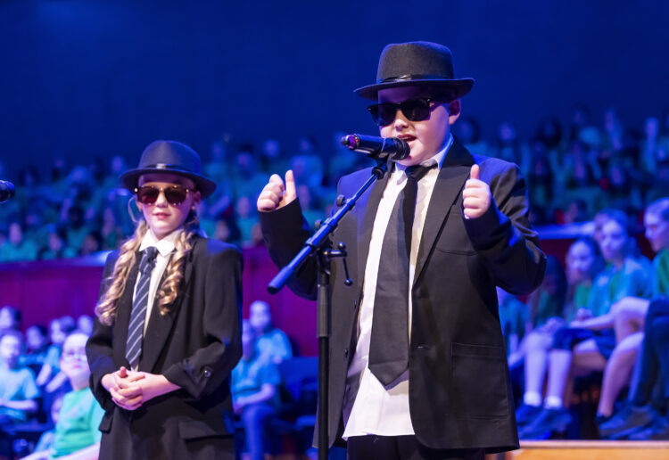 Children from schools across Wokingham Borough had the chance to perform with WASMA. Picture: Stewart Turkington