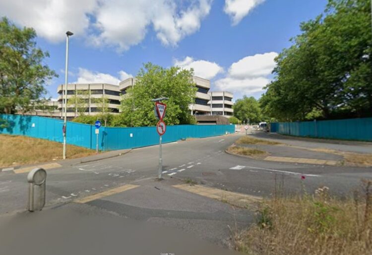Wrenbridge and Fiera Real Estate have started work on the new build of Focus Industrial Scheme in Nores Hill Wood, just off Whitley Wood Lane?the former site of Berkshire County Council. Picture: Google LLC, via Google Maps